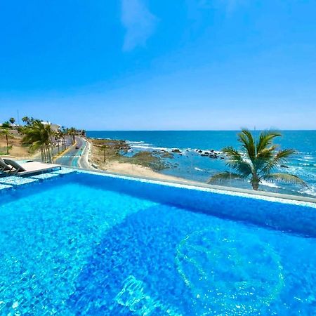 Apartamento Malecón Vista al mar Alberca Infinity Jacuzzi Gym Mazatlán Exterior foto