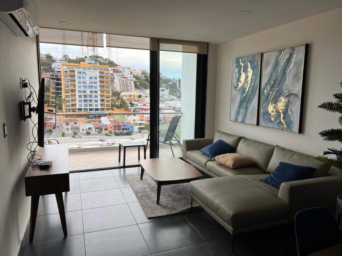 Apartamento Malecón Vista al mar Alberca Infinity Jacuzzi Gym Mazatlán Exterior foto